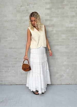 Felicia s voile skirt Hvid Neo Noir